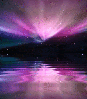 purple northern lights